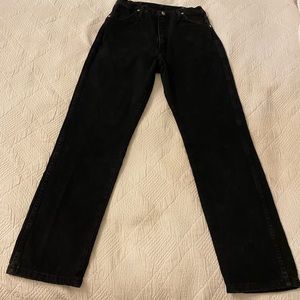 Womens Wrangler high waisted black jeans